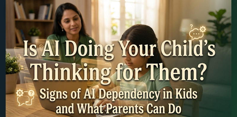 AI dependency in kids cover